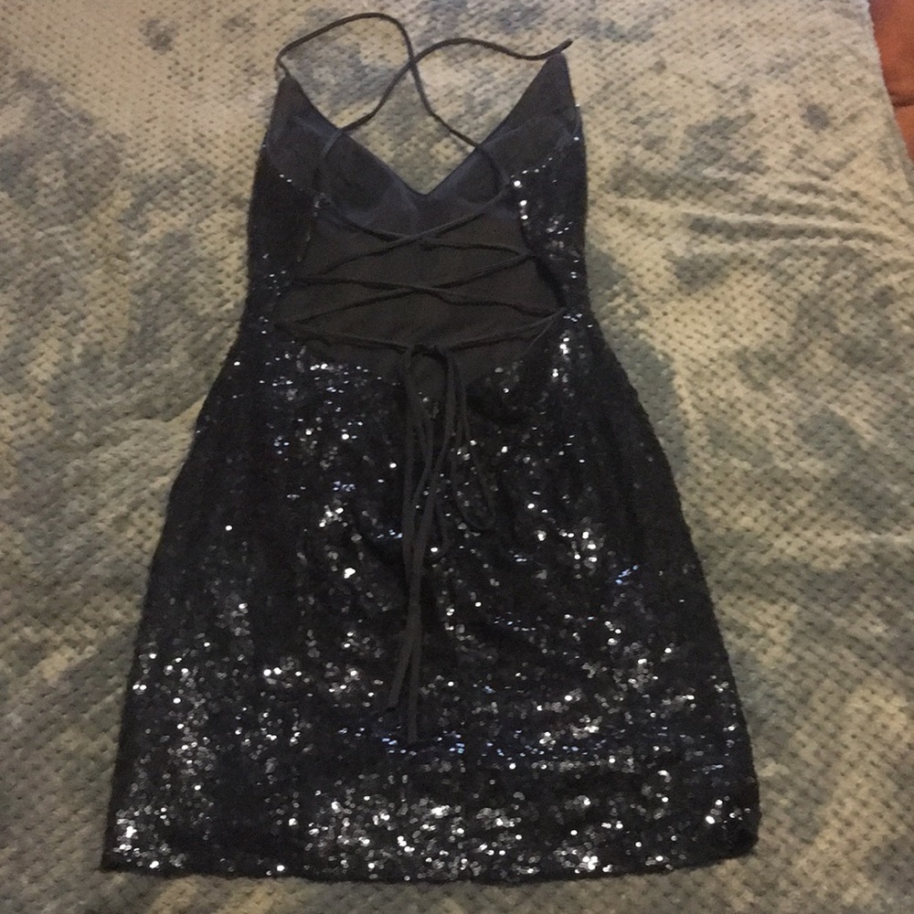 Blue Homecoming dress